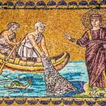 Peche Miraculeuse - mosaïque de Ravennes